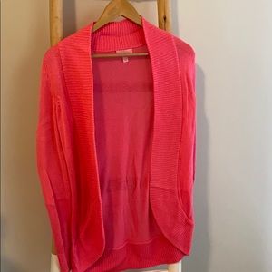 Lilly Pulitzer hot pink cardigan
